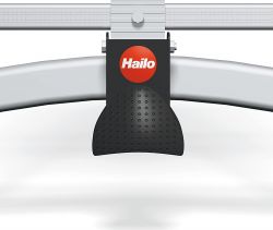 Hliníkový žebřík HAILO profi 3x12 příček s obloukovou patou + zdarma háky na zavěšení